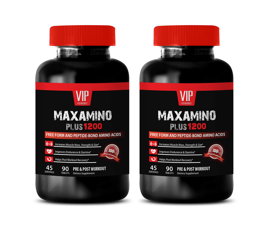 VIP VITAMINS MAXAMINO Plus 1200 MG Amino Acid Capsules - 180 Tablets