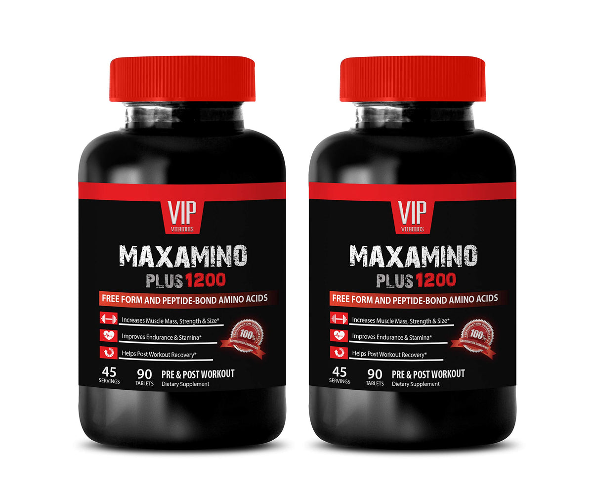 VIP VITAMINS MAXAMINO Plus 1200 MG Amino Acid Capsules - 180 Tablets