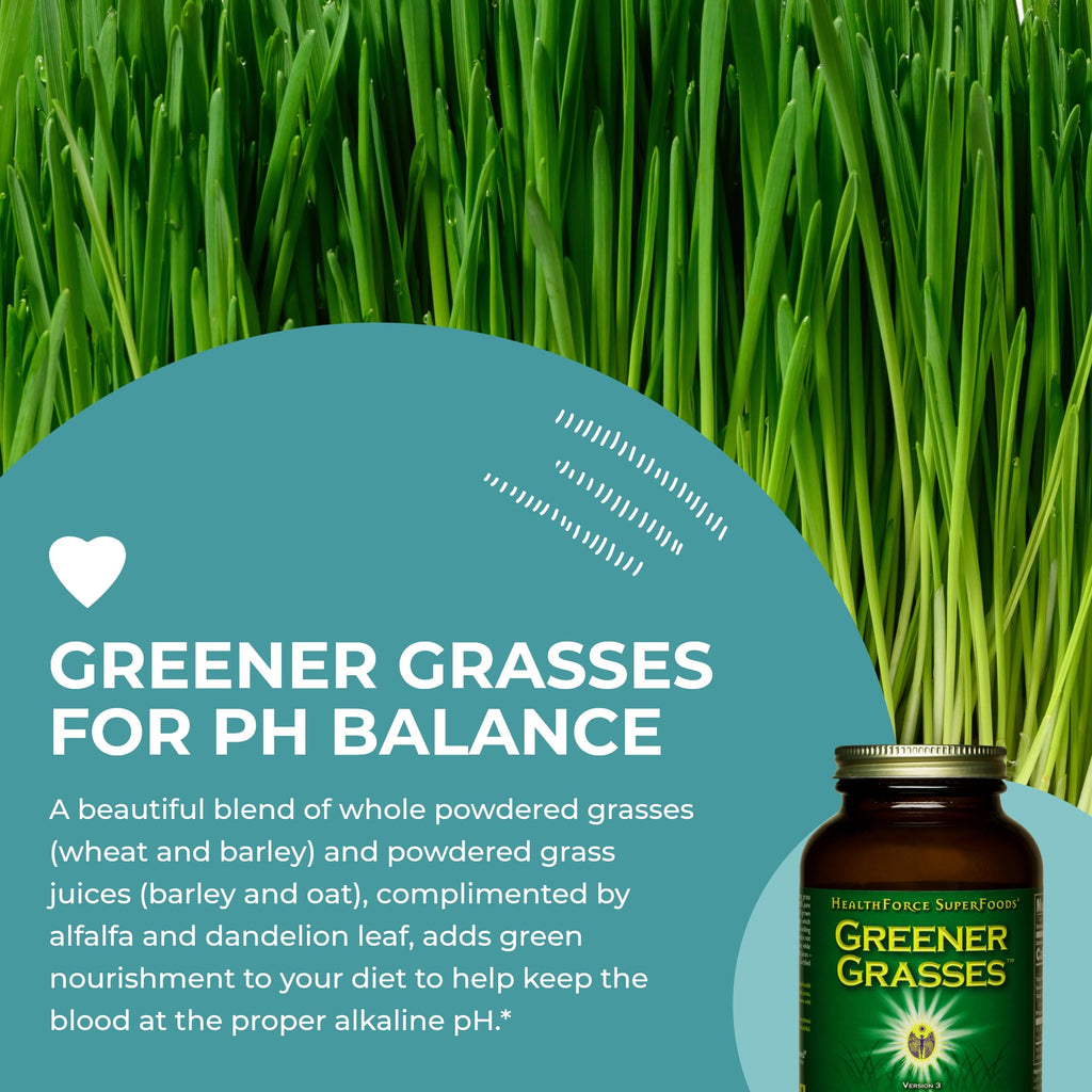HealthForce SuperFoods Greener Grasses Alkalizer Powder - 10 oz - image 5