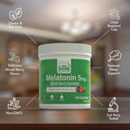 Health Thru Nutrition Melatonin 5mg Gummies Sleep Support - 45 Count - image 4