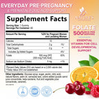 Nature's Nutrition Folic Acid Gummies - Essential Prenatal Vitamins