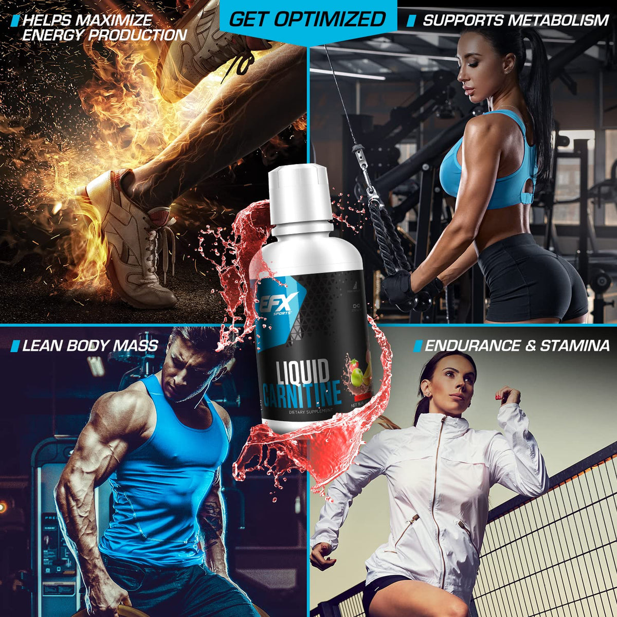 EFX Sports L-Carnitine Liquid 1500mg - 31 Servings - image 4