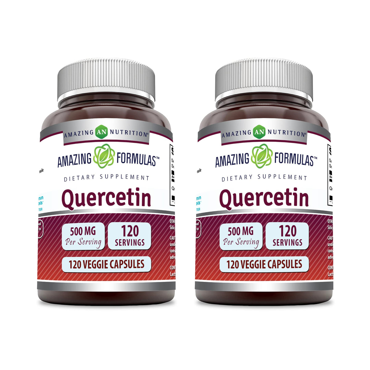 Amazing Formulas Quercetin 500mg Veggie Capsules Supplement