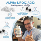 Vibraxlabs Alpha Lipoic Acid 600mg Vegetarian Capsules - 60 Count - image 3