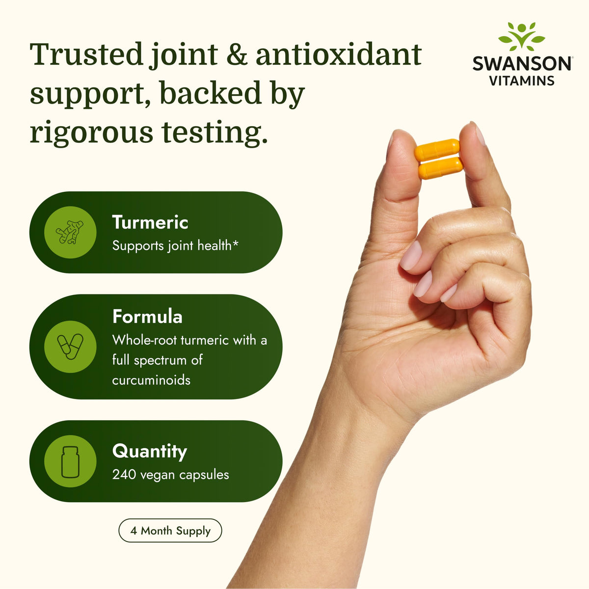 Swanson Full Spectrum Turmeric, 720 mg, 30 Capsules