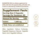 Solgar Gelatin 1680 mg Bone & Joint Support - 250 Capsules - image 2