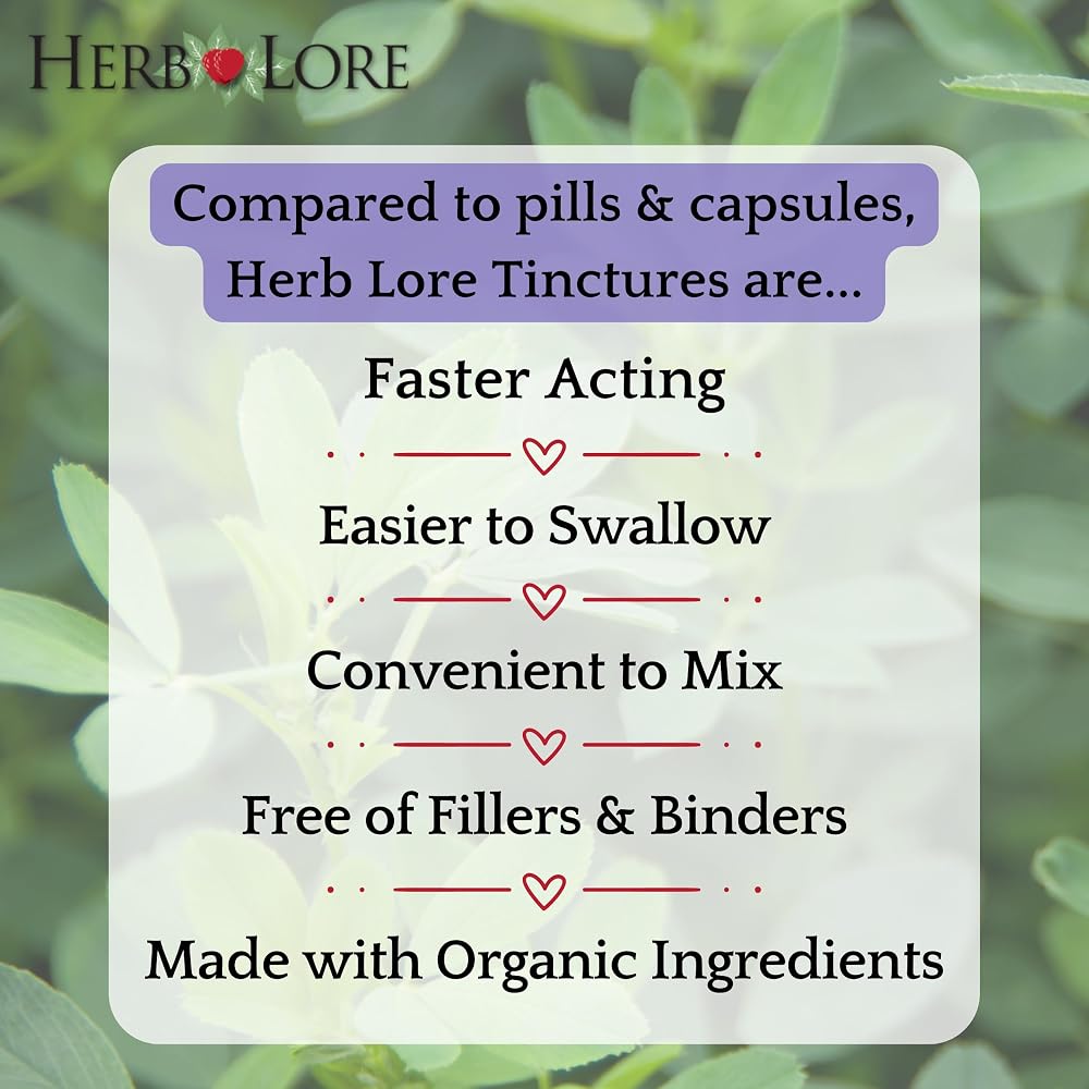 Herb Lore Organic Alfalfa Leaf Tincture