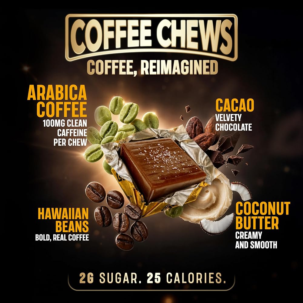 YouChews Coffee Chews - Grab & Go Energy