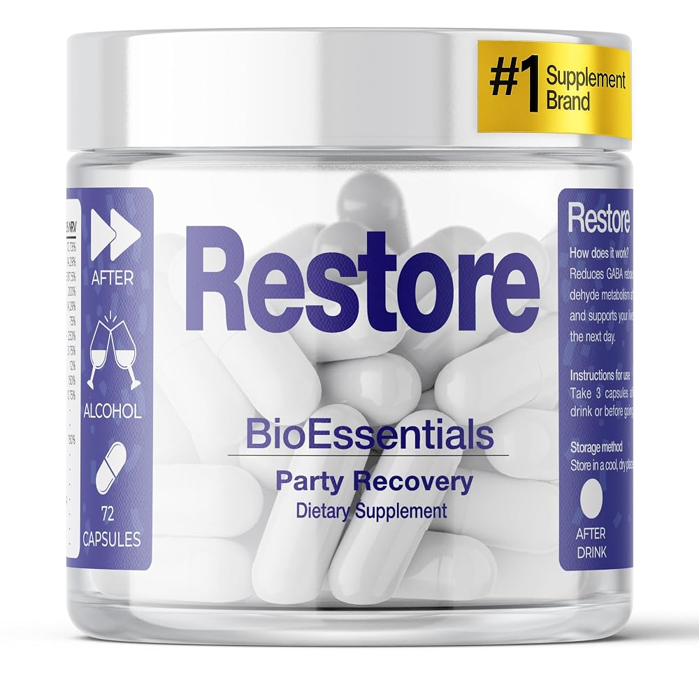 BioEssentials Restore DHM & NAC with Milk Thistle - 72 Capsules