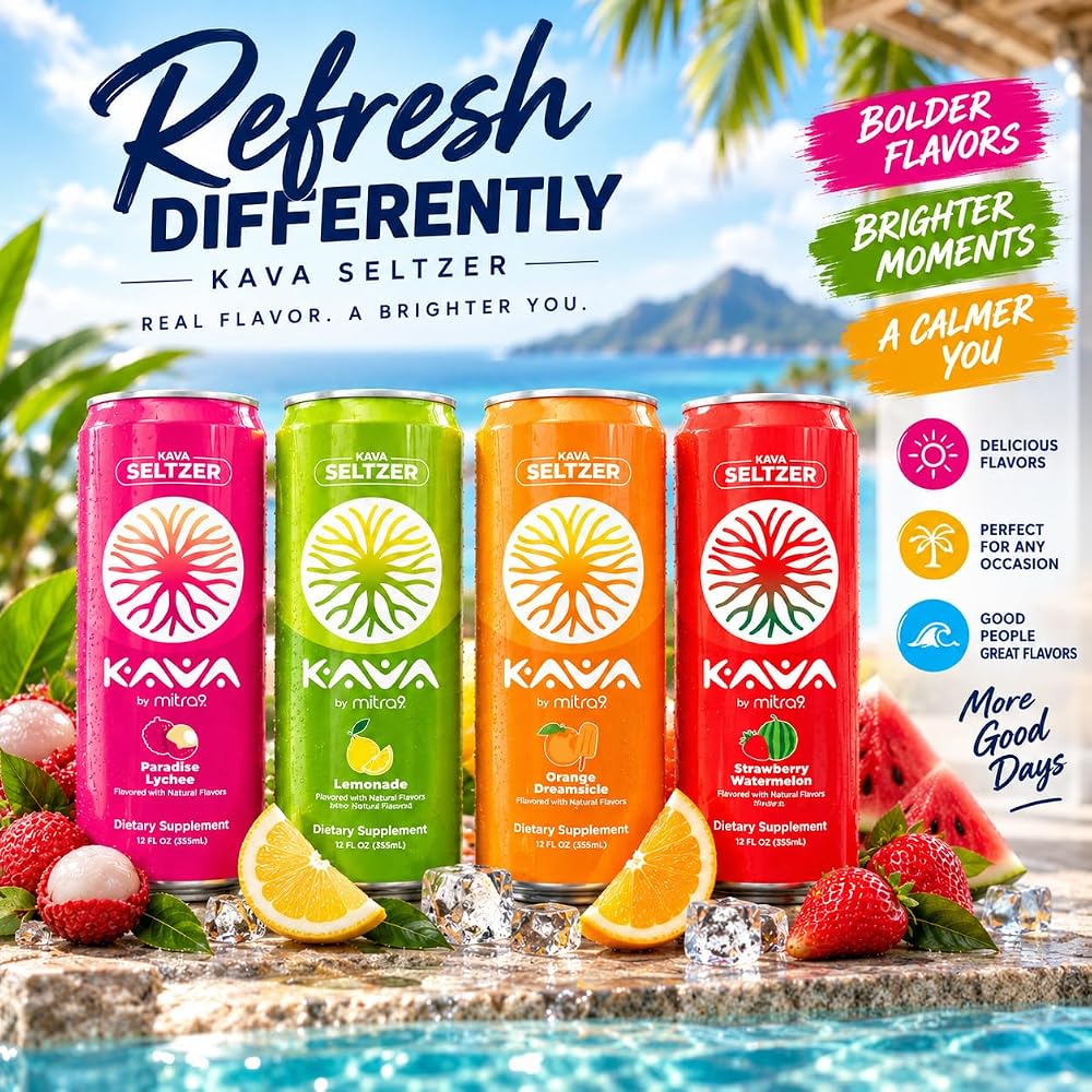 Mitra9 MITRA-9 Botanical Beverages - Kava Drink Flavor Variety Pack