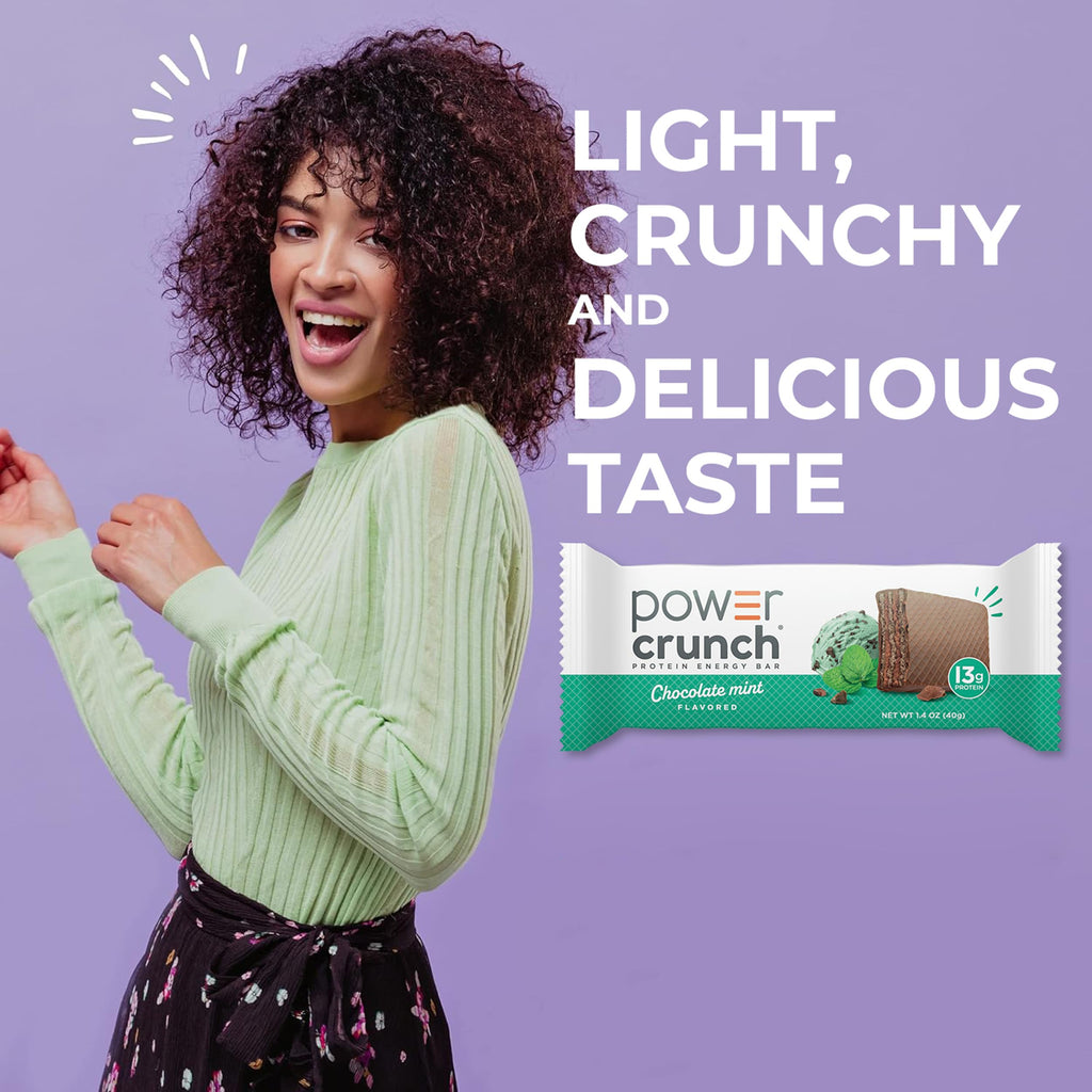 Power Crunch Chocolate Mint Protein Bars - 12 Count - image 5