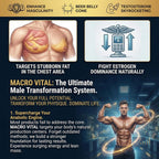 MACRO VITAL Testosterone Booster Gummies - 60 Count - image 3
