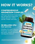 Vitalibre Probiotic with Magnesium 50 Billion CFU - 60 Capsules - image 4