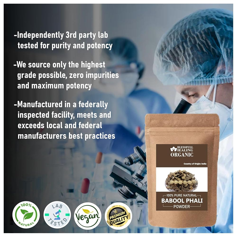 Blessfull Healing Organic Babool Phali Powder - 200g - image 3