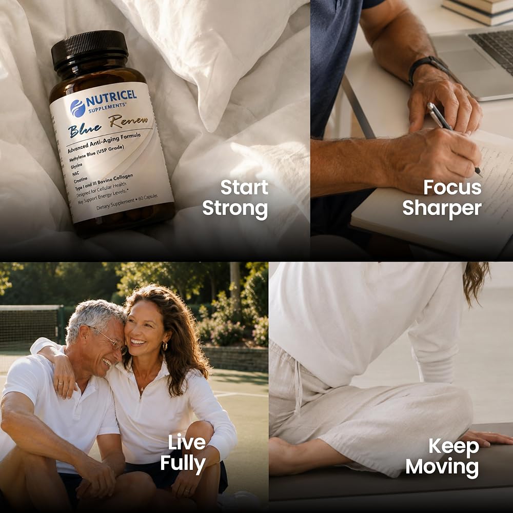 Nutricel Supplements Methylene Blue Capsules with GlyNAC - 60 Capsules - image 4