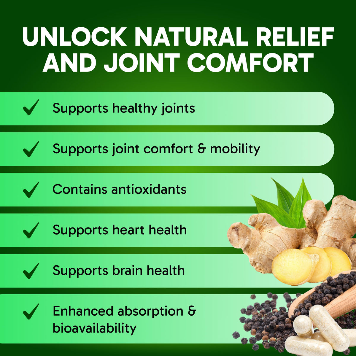 Clinical Effects TC Relief - Turmeric Curcumin with Bioperine Black