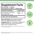 Double Wood Supplements Turkesterone 500mg Strength + Recovery - 120 Capsules - image 2