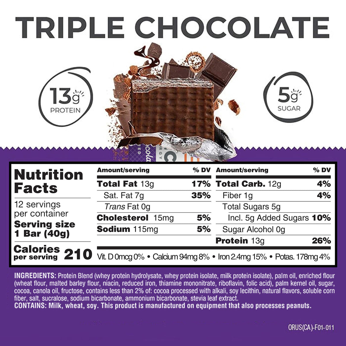 Power Crunch Triple Chocolate Protein Bar - 12 Count - image 2