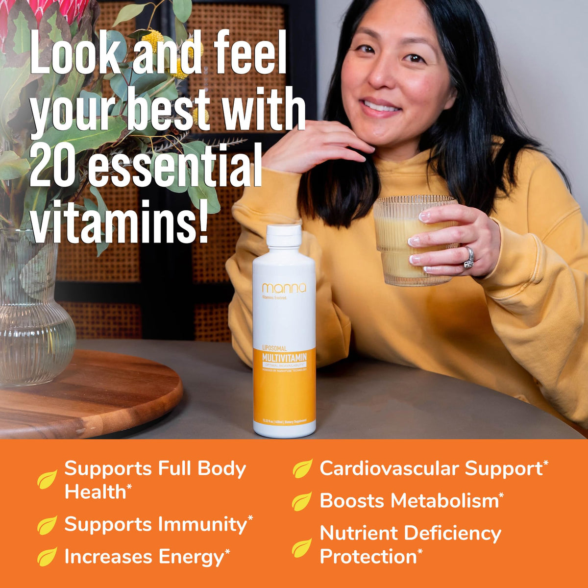 Manna Vitamins Evolved Liposomal Multivitamin - 15.22 Fl Oz - image 5