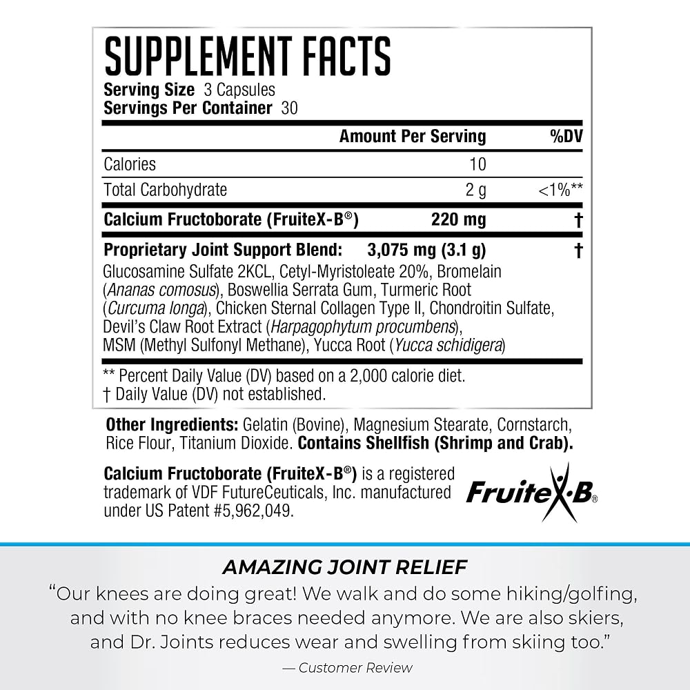 Dr. Joints Advanced Joint Health Formula - 90 Capsules - image 2