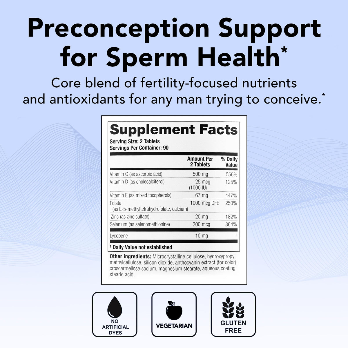Theralogix ConceptionXR Men's Fertility Supplement - 180 Tablets - image 2