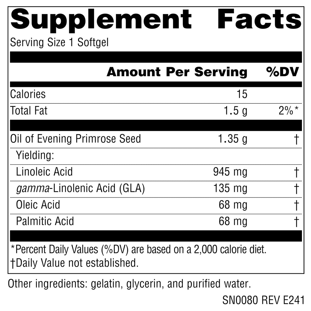 Source Naturals Evening Primrose Oil 1350 mg - 120 Softgels - image 5