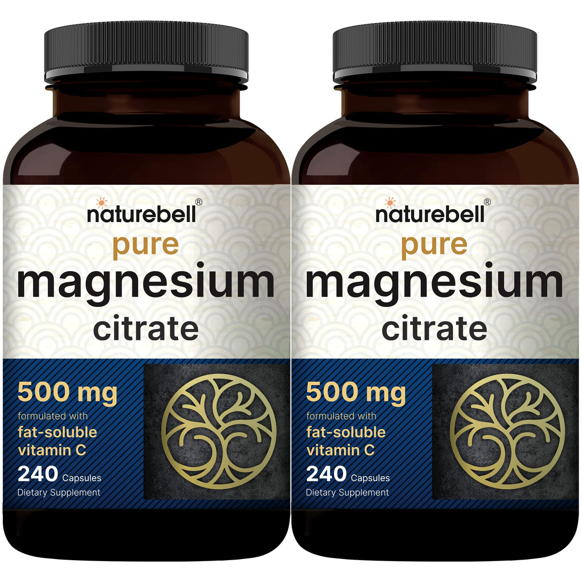 NatureBell Pure Magnesium Citrate 500mg