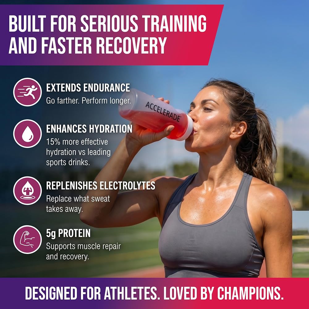 Accelerade PacificHealth Hydration Drink Mix Fruit Punch - 30 Servings - image 5