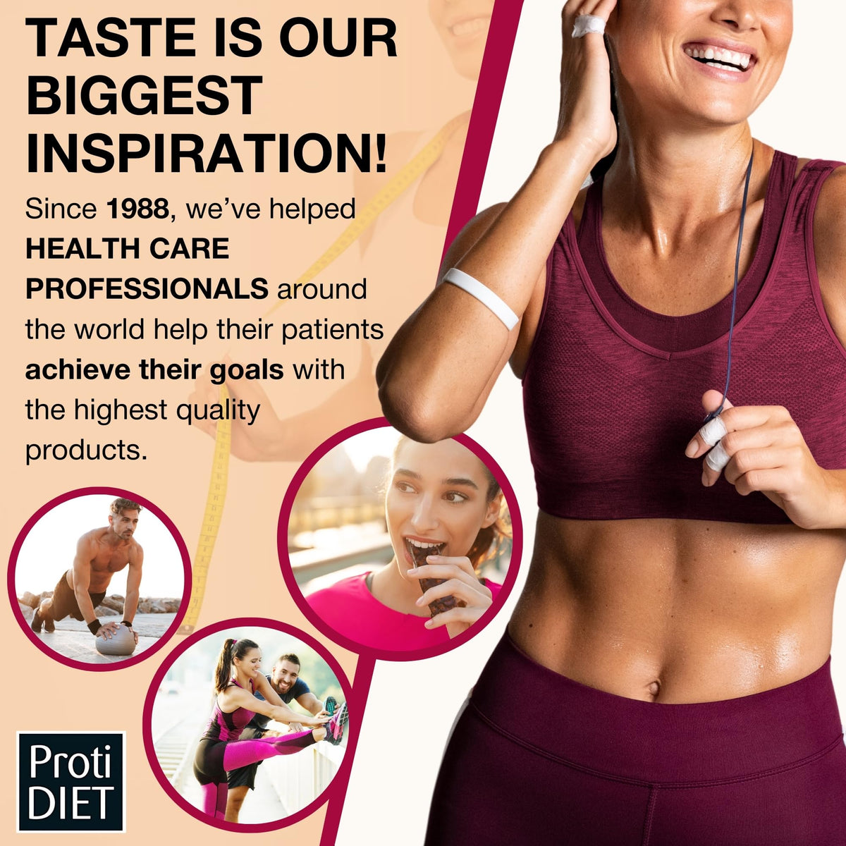 ProtiDIET Protein Hot Chocolate Mix with Collagen - 21 Servings - image 6