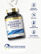 Carlyle Calcium Magnesium Citrate with Vitamin D3 - 150 Capsules - image 5