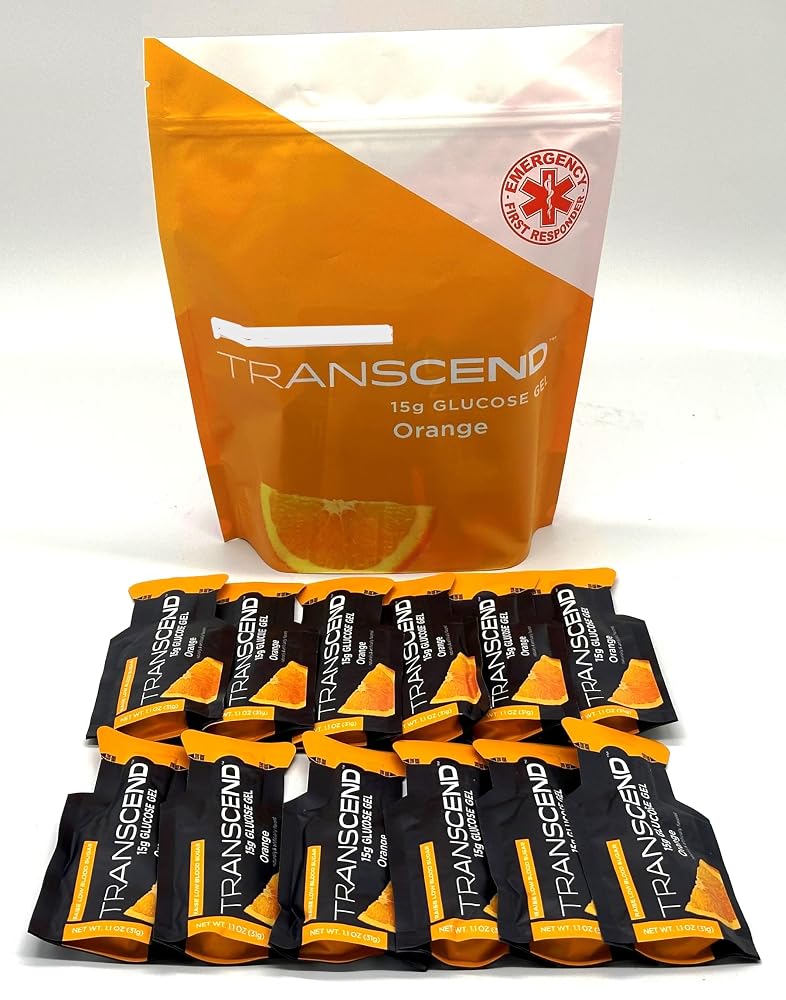 Vitonus Orange Flavored Glucose Gels - 12 Packets