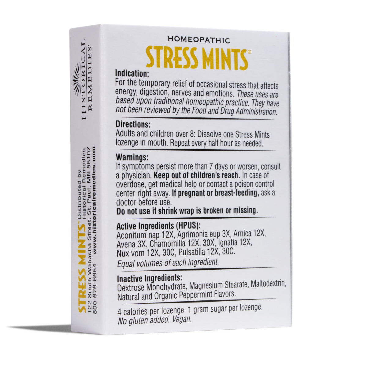 Historical Remedies Stress Mints Homeopathic Relaxation - 12 Pack - image 5