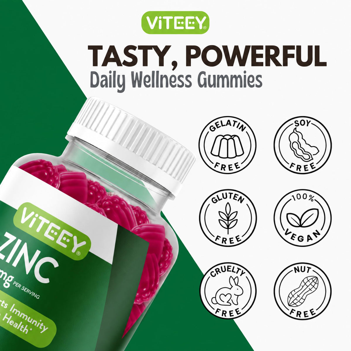 Viteey Zinc 30mg Gummies