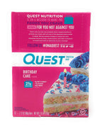 Quest Bar Birthday Cake Protein Bar - 12 Pack
