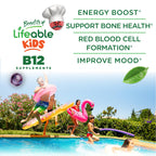 Lifeable Sugar Free Kids Vitamin B12 Gummies 1000 mcg - 90 Gummies - image 3