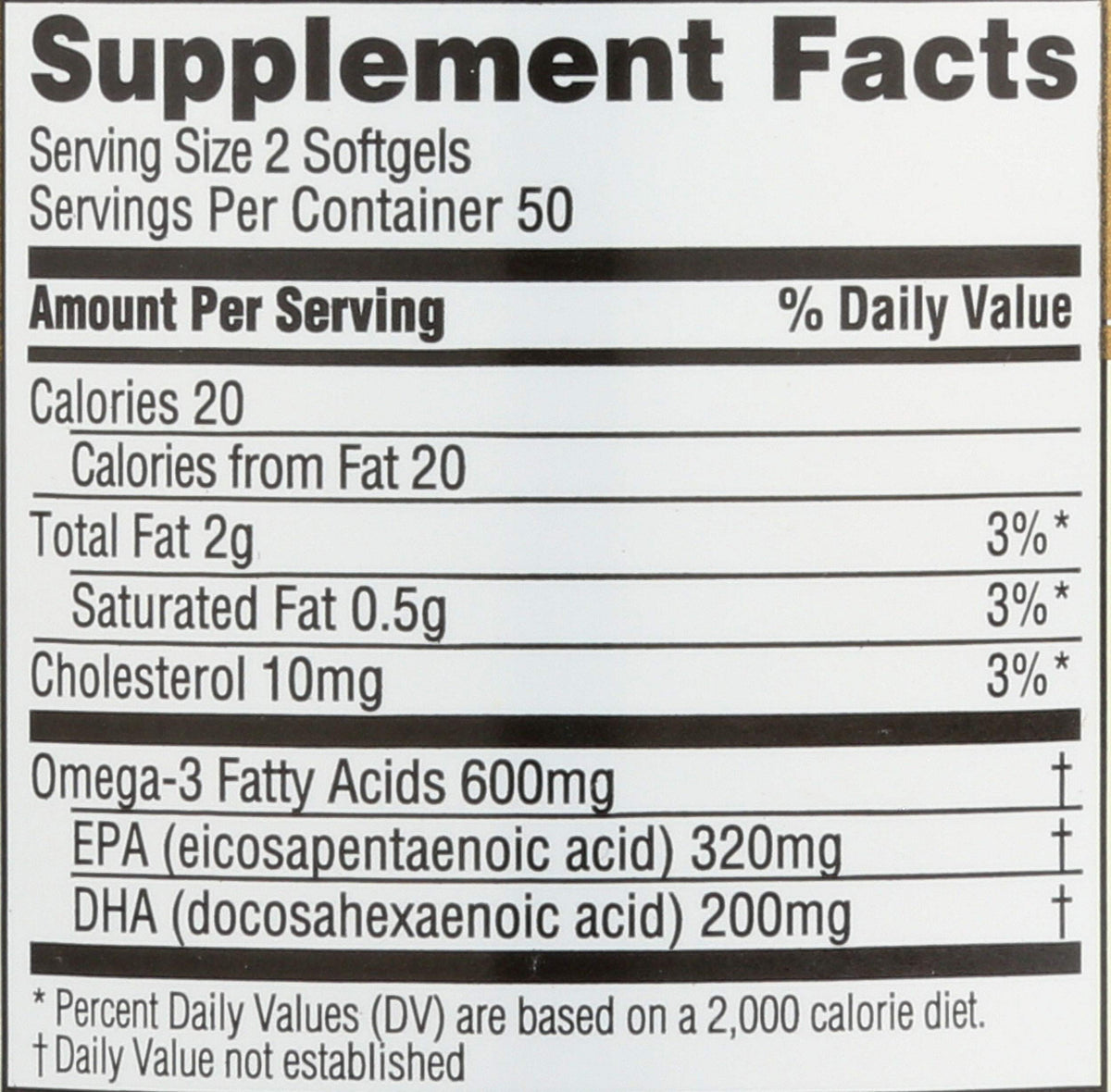 Spectrum Essentials Fish Oil Omega-3 1000 mg - 100 Softgels - image 3