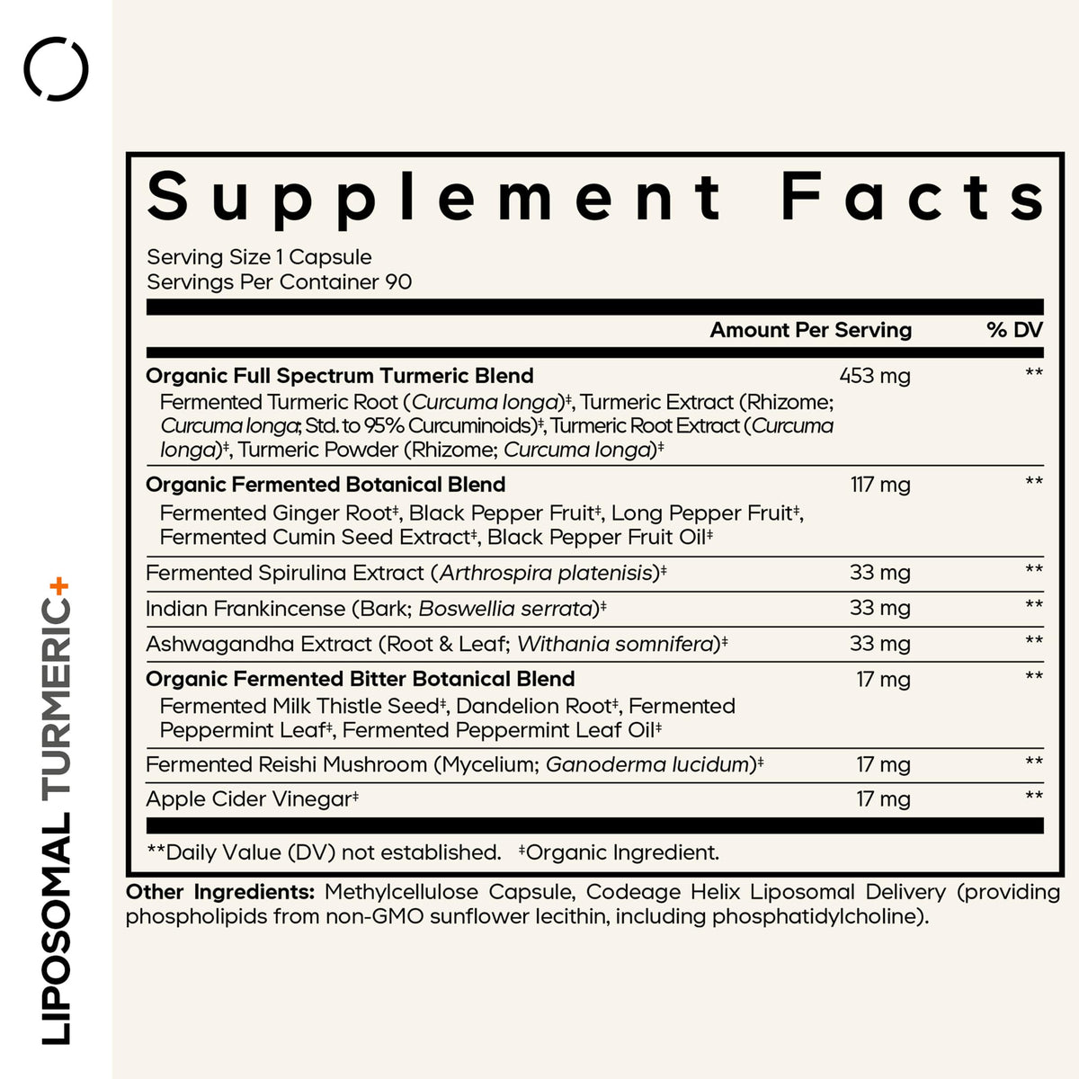 Codeage Liposomal Turmeric Supplement with Ashwagandha - 90 Capsules - image 4