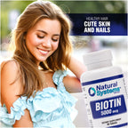 Natural Systems Biotin 5000 mcg Hair Growth Support - 60 Tablets - image 4
