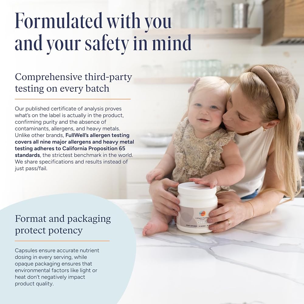 FullWell Unflavored Collagen Peptides Powder - 30 Servings - image 6