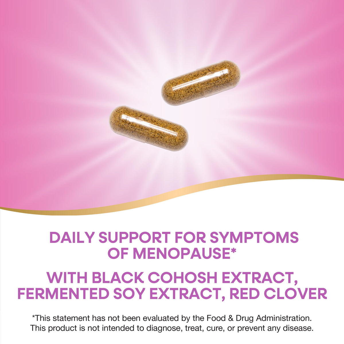 Nature's Way EstroSoy Menopause Support Black Cohosh - 60 Capsules - image 3