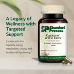 Standard Process Catalyn with Iron, Energy Metabolism Support - 150 Capsules - image 3
