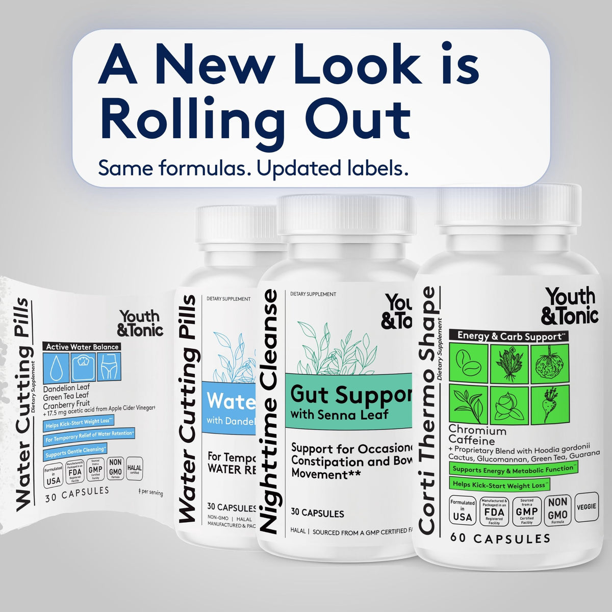 Youth & Tonic Cleanse Weight Loss Pills Women