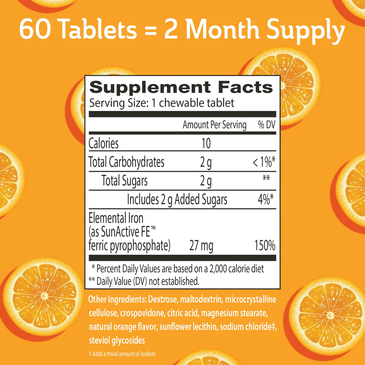 Fergon Iron Restore Chewable Tablets 27mg - 60 Tablets - image 4