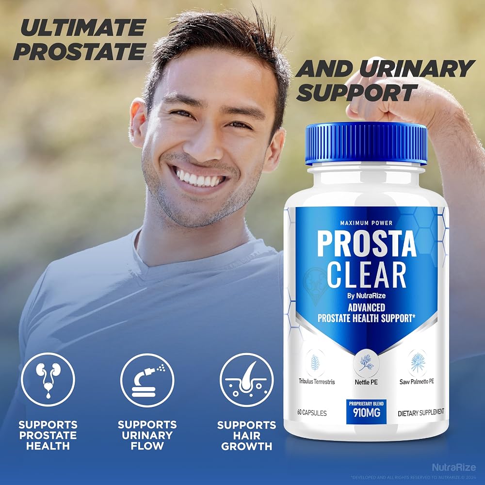 NutraRize Prosta Clear All Natural Prostate Support - 180 Capsules - image 4