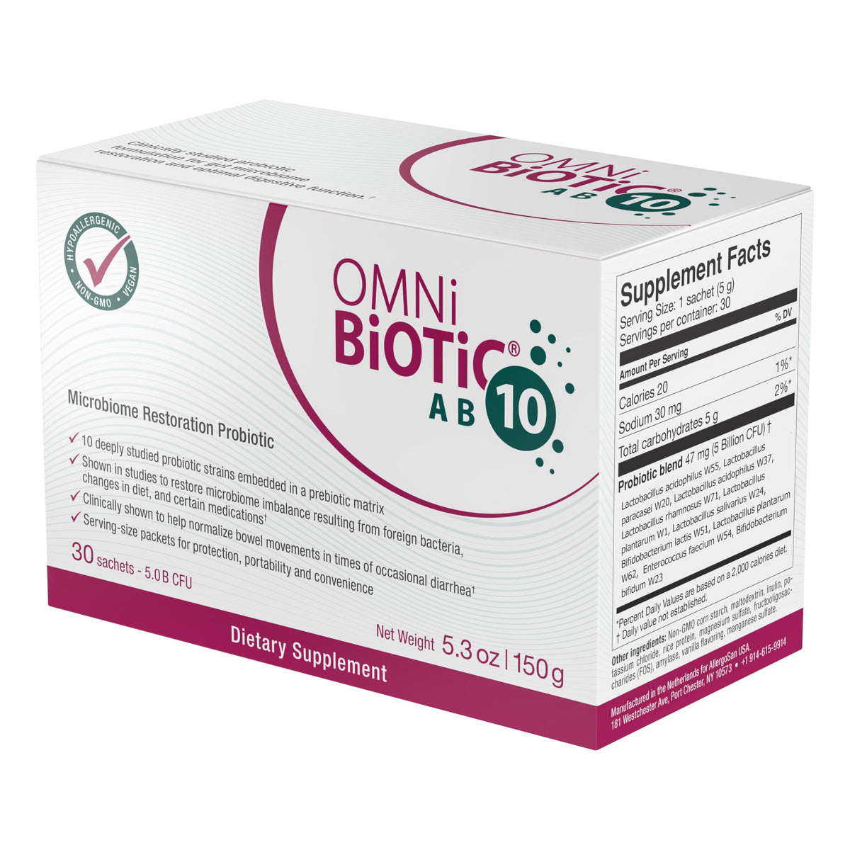 OMNi BiOTiC AB 10 Probiotic Powder for Gut Restore - 5.3 oz - image 5