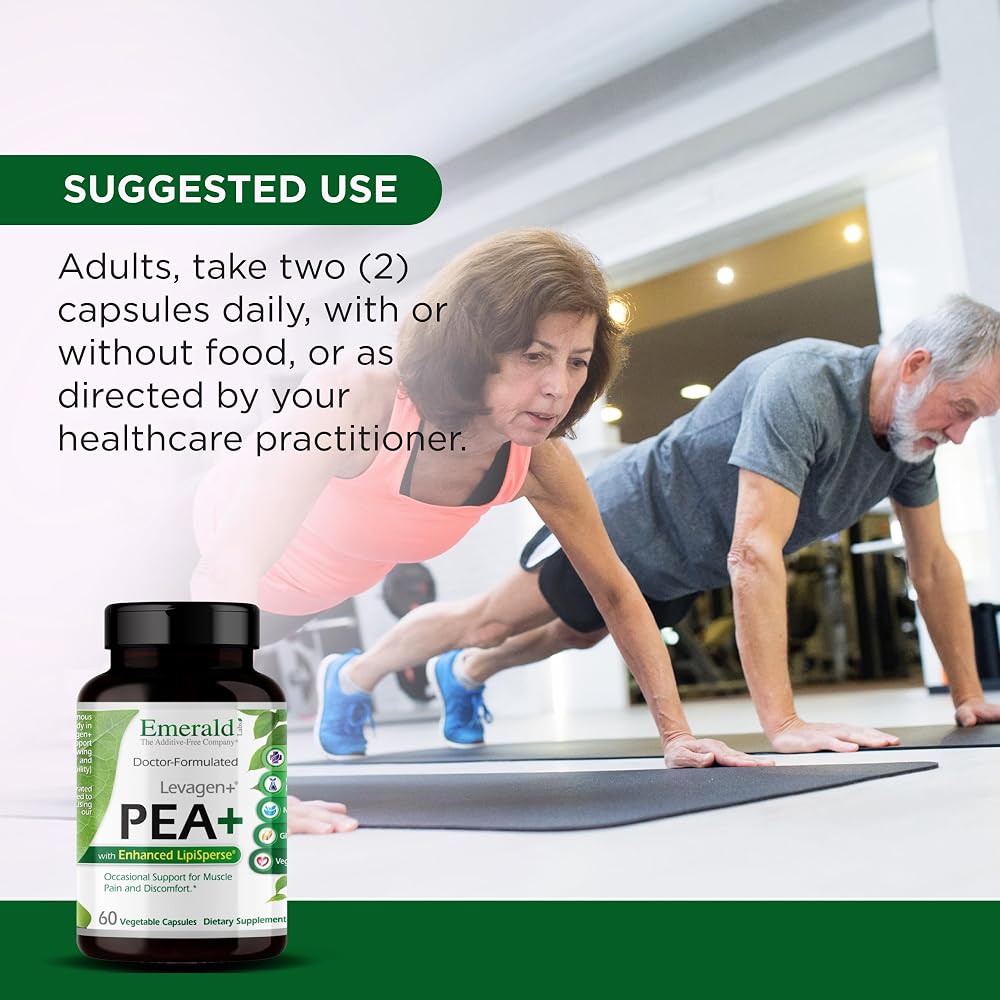 EMERALD LABS Pea Plus Joint Support - 60 Vegetable Capsules - image 5