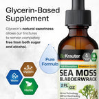 BIO KRAUTER Sea Moss Seaweed Supplement Drops - 2 Fl Oz - image 6