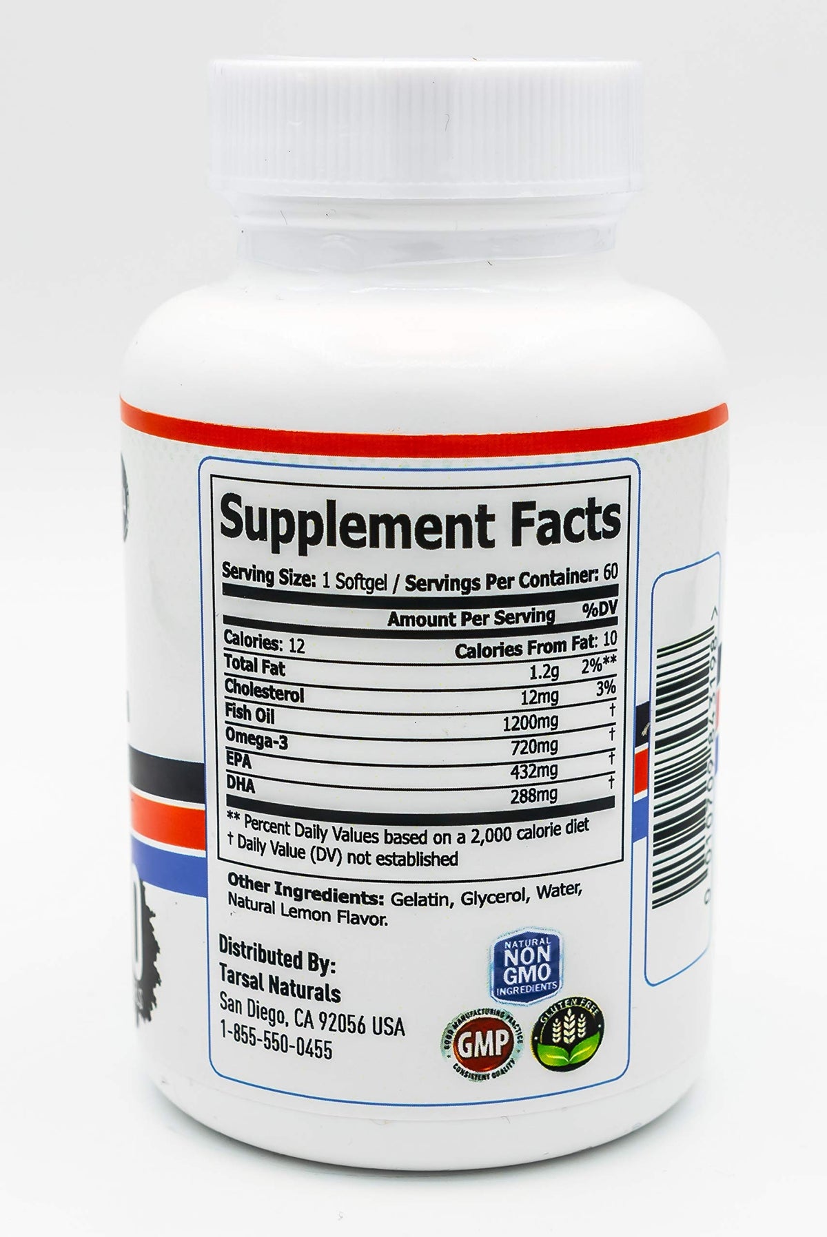 Tarsal Naturals Fish Oil Omega 3 - 60 Capsules - image 2