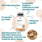 Nature Restore Shiitake Mushroom Extract Supplement - 90 Capsules - image 6