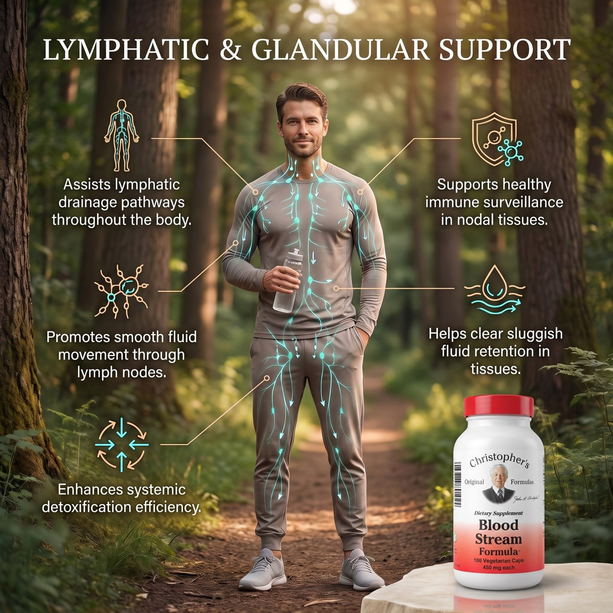 Christopher's Original Formulas Blood Stream Formula - 100 Vegetarian Capsules - image 6